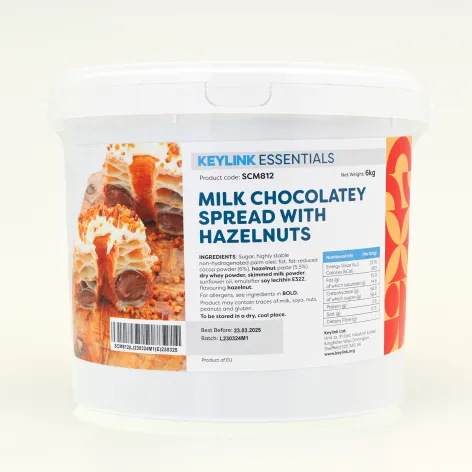 Milk Chocolatey Spread with Hazelnuts (5.5 nuts)